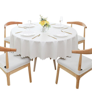 Mantel de Cuero Sintético Europeo, Impermeable y Resistente al Aceite, Redondo y Cuadrado, para Mesa de Hotel, Restaurante o Banquete, Fácil de Limpiar - Product Image 4
