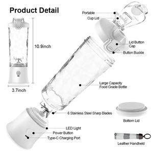 Le cadeau ultime du <span class=keywords><strong>Black</strong></span> <span class=keywords><strong>Friday</strong></span> : un mixeur portable 3 en 1, pour des smoothies et des jus, un gobelet personnel tout-en-un - Product Image 4