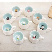 Mug en céramique motif vache, écologique, pour café/thé, meilleur cadeau de Noël/anniversaire pour enfants, amis et petite amie