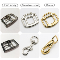 Hebillas de Acero Inoxidable de Alta Calidad y Duraderas con Remache para Collares y Correas de Perro