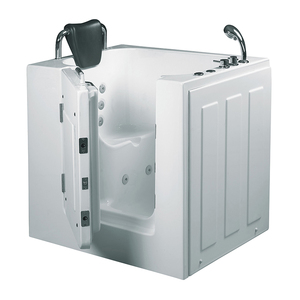 Baignoire assise domestique accessible aux personnes âgées <span class=keywords><strong>avec</strong></span> ouverture de <span class=keywords><strong>porte</strong></span> et de plain-pied, petite unité, baignoire de massage antidérapante <span class=keywords><strong>pour</strong></span> personnes handicapées - Product Image 2