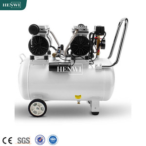 <span class=keywords><strong>Compresor</strong></span> de aire de pistón silencioso pequeño sin aceite Henwi con salida de aire de bajo ruido <span class=keywords><strong>para</strong></span> consultorios dentales, laboratorios y máquinas pequeñas. - Product Image 1