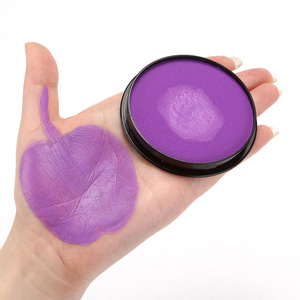 Peinture pour le visage et le corps à base d'eau noire et blanche 30G, gobelets de couleur pour maquillage de clown, scène, cinéma, cosplay, mime - Product Image 6