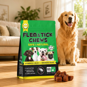 Suplemento Natural en Tabletas Masticables para la Prevención de Pulgas y Garrapatas en <span class=keywords><strong>Perros</strong></span>, con Vitaminas B1, B6 y B12, Levadura de Cerveza, para la Piel, el Pelaje y el Sistema Inmunitario, para Todas las Razas, OEM - Product Image 5