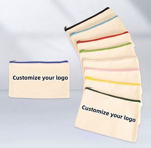Estuche de Lona con Cremallera para Lápices, Pintado a Mano, Personalizable con Logotipo, para Estudiantes, Venta al Por Mayor - Product Image 1