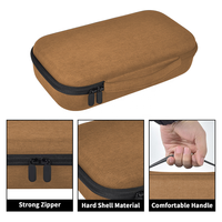 Étui de transport portable et résistant à l'eau CNCY en EVA avec fermeture éclair pour lunettes, colliers, bagues et bracelets