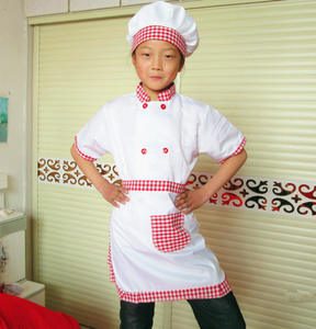 Bambini professionisti <span class=keywords><strong>Chef</strong></span> Cosplay bianco uniforme Costume di carnevale di Halloween festa per la cucina del bambino - Product Image 5