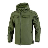 Veste tactique en softshell à capuche pour homme, en tissu Sharkskin, pour l'hiver, camouflage, équipement pour temps froid, vêtements de sport de plein air, vêtements de travail