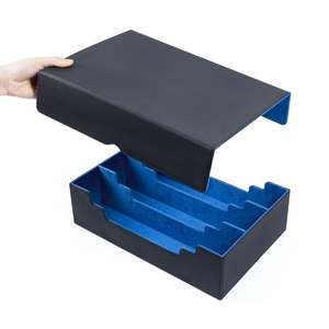 Scatola del mazzo di carte con Display MTG Commander 1 Toploader per vetrinetta custodia per carte sportive 1800 + doppia manica TCG - Product Image 1