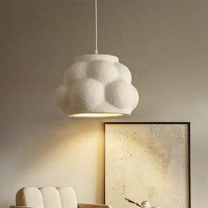 JYLIGHTING Lampe à suspension japonaise personnalisée de style Wabi-Sabi <span class=keywords><strong>Lustre</strong></span> de style japonais Lustres à décor en mousse Lampes à suspension - Product Image 4