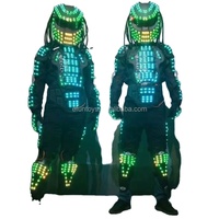 Efun MOQ 1 PCS Fournitures pour soirées en boîte de nuit, vêtements de cosplay, costumes de robot lumineux à LED pour spectacles sur scène