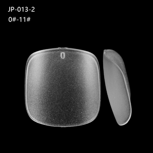 Lot personnalisé de faux ongles carrés courts à presser, finition mate, en gel, 12 tailles - Product Image 1