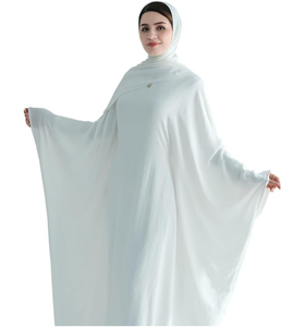 Abito Casual musulmano Abaya da donna con Hijab tradizionale abito da preghiera arabo Batwing Maxi <span class=keywords><strong>stile</strong></span> medio <span class=keywords><strong>orientale</strong></span> ispirato al caftano - Product Image 6
