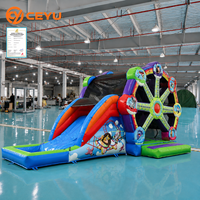 Ceyu Prix usine Commercial Château gonflable commercial en PVC avec grande roue et toboggan