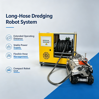 Robot de dragage électrique fiable pour le contrôle des sédiments des réservoirs d'eau potable