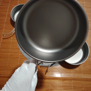 Ustensiles de cuisine en titane pour le camping, ultra-légers, portables, équipement de cuisson pour la randonnée et le backpacking, fournis par l'usine - Product Image 4