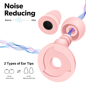 Tapones para los Oídos de Espuma Viscoelástica con Aislamiento de Ruido en 4 Tamaños, Forma de Bala, Insonorizantes para Dormir - Product Image 4