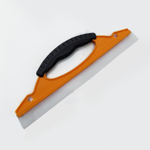 Silicone <b>Window</b> Squeegee Orange Soft Plastic Car Glass Cleaner With Tpr Handle For Vehicle <b>Window</b> <b>Cleaning</b> - Product Image 4