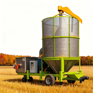 गेहूं मकई धान के चावल को जल्दी सुखाने के लिए बुद्धिमान तापमान नियंत्रण के साथ उच्च दक्षता मोबाइल अनाज ड्रायर मशीन - Product Image 2