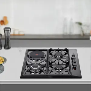 Factory OEM ODM Built In Electric And Gas Hob With Ceramic Hob 4 Burner Stainless Steel Cooking Gas Cooker/Gaz Stove