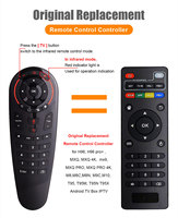 Télécommande G30 MAXHD sans fil avec commande vocale, Air Mouse, apprentissage et détection gyroscopique, télécommande intelligente pour Android TV Box (Grèce, Allemagne)