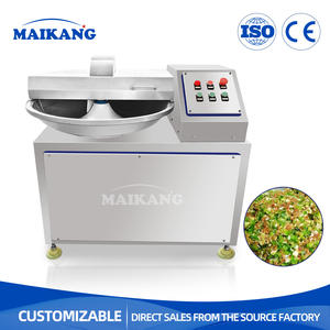 Machine professionnelle de découpe de pois chiches et de viande ; Émulsifiant haute vitesse pour la production de houmous et de pâte de falafel lisses - Product Image 5