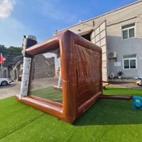 Jeu de lancer de hache gonflable, modèle interactif pour team building extérieur et événements de carnaval, vente en gros