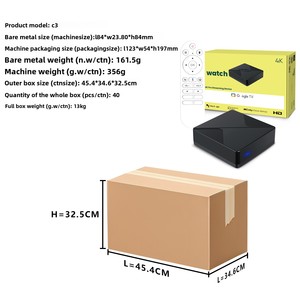 Decodificador de Red Dual-Core Android 16 Transfronterizo C3 Inteligente con Control Remoto por Voz HD 4K Fluido 16GB Wi-Fi 6 - Product Image 6