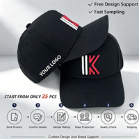 Gorra Deportiva Heycap Factory, Diseño Nuevo, Personalizable, Transpirable, de Sarga de Algodón, con Visera, Estilo Retro, Cierre a Presión de Cobre Negro