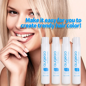 Etiqueta privada Augeas profesional bajo amoníaco Color permanente tinte oxidante salón peróxido crema desarrollador del cabello - Product Image 4