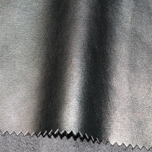 B251 Pu Leather 0.7mm Thickness Embossed Napa Grain Microfiber Backing For Garment - Product Image 1