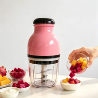 Mini hachoir à viande électrique, robot culinaire, fonction de broyage, mixeur pour bébé, hachoir à légumes, multifonctionnel