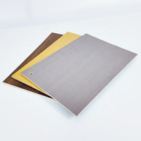 Panneau de meubles stratifié en mélamine durable, qualité E0 E1, résistant à l'eau et aux rayures, pour armoires, bureaux et tables