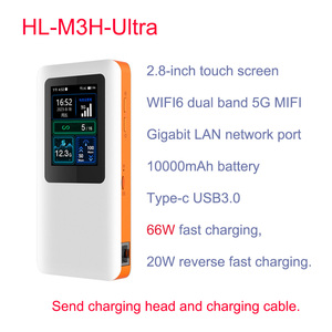 5G MiFi Gigabit Cổng Ethernet Wifi6 Màn Hình Cảm Ứng Điện Thoại Di Động <span class=keywords><strong>Router</strong></span> Di Động <span class=keywords><strong>Wifi</strong></span> Hotspot Pocket 5G Mifi Với Lan - Product Image 6