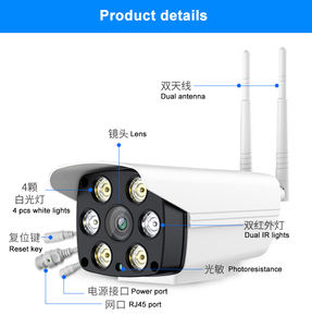 กล้องวงจรปิด <span class=keywords><strong>YCC365</strong></span> <span class=keywords><strong>PLUS</strong></span> แอปตรวจจับความเคลื่อนไหว ภาพสีกลางคืน พร้อมไฟ LED สำหรับภายนอกอาคาร ลดราคาพิเศษ - Product Image 5