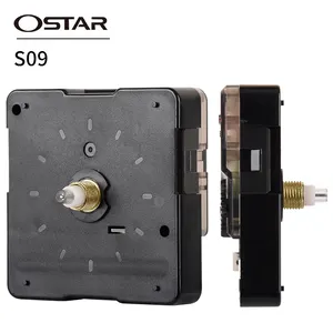 Ostar quartz clock movement mechanism S09 DIY Kits Wall Clock Movement Mechanism Battery Operated Repair Parts Replacement