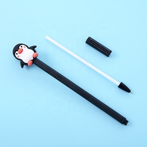 Bolígrafo de Gel de Silicona con Diseño de Oso Polar y Pingüino, Lindo y Adorable, para Niños, Regalo, Material Escolar - Product Image 3