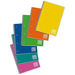 Cuaderno Espiral de un Solo Color, 80+1 Hojas A4 + Cuadrículas Surtidas - Product Image 1