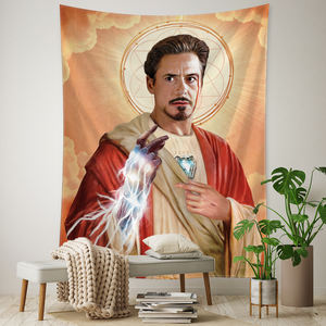Snoop Dogg 태피스트리 래퍼 예수 태피스트리 벽 매달려 신비로운 환각 Boho 미적 룸 히피 침실 배경 장식 - Product Image 1