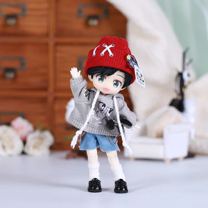 ตุ๊กตา OB11 รุ่นใหม่ ชุดแฟชั่นเด็กชายและเด็กหญิง พร้อมกางเกงยีนส์ขาสั้น เสื้อผ้าตุ๊กตาสำหรับเพนนี, เน็นโดรอยด์, โอบี 11, มอลลี่, โอบิทสึ 11 - Product Image 5
