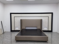 Usine directe 3-5 étoiles hôtel meubles Casegoods en bois King Size hôtel lit mural panneau tête de lit