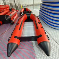 Bateau à rames gonflable en caoutchouc PVC fPVC Hypalon Kaboat de sauvetage