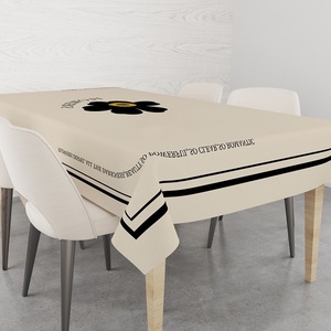 Zwart En Wit Tafelkleed Amerikaanse Retro Picknick <span class=keywords><strong>Mat</strong></span> Decoratie Theetafel Zb10 - Product Image 5