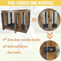 Cage pour chien de style meuble, en bois, pour chiens de grande et moyenne taille, pour l'intérieur