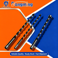 Foret hélicoïdal long DONGMING à tige hexagonale pour perçage profond, 6mm 8mm 10mm 230mm 400mm, pour bois dur et tendre