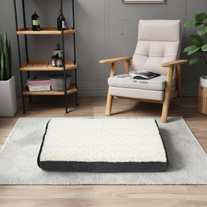 Großhandel Custom Indoor Hunde bett mit Memory Foam Oxford Stoff Haustier betten Solid Pattern und abnehmbare Abdeckung - Product Image 4