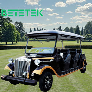 Voiture électrique rétro vintage de collection, moteur 4000W, vitesse 70 km/h, chariot de golf électrique 8 places ou plus pour routes non publiques - Product Image 1