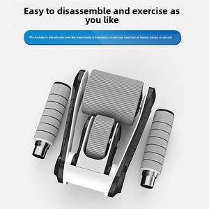 Vente directe d'usine Roue <span class=keywords><strong>abdominale</strong></span> pliable silencieuse en TPE 1066g HS0012 pour hommes et femmes pour renforcer les muscles abdominaux - Product Image 5