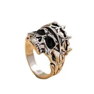 Jewelry Hip Hop Punk Street Style Retro Alloy Viking Style Ring For Men And Women