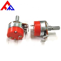 Fanrui B300K Dimming Potentiometer with Rotary Switch 24mm (Metals & Plastics -20~+70) for Electronic Appliances